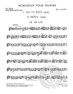 Rumänische Volkstänze von Béla Bartók für kleines Orchester im Alle Noten Shop kaufen