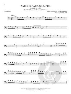 The Songs of Andrew Lloyd Webber für Posaune im Alle Noten Shop kaufen