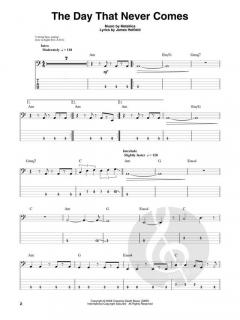 Bass Play-Along Vol. 22: Metallica: 1991-2016 (Metallica) 