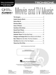 Movie and TV Music for Trombone 