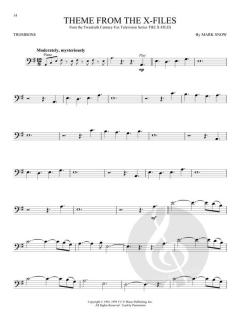 Movie and TV Music for Trombone 