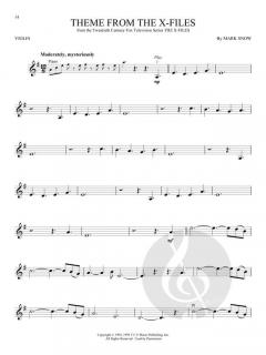 Movie and TV Music for Violin im Alle Noten Shop kaufen