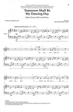 Tomorrow Shall Be My Dancing Day von Richard Burchard 