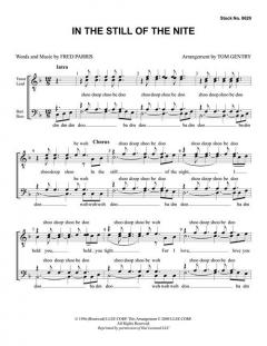 In the Still of the Nite von Fred Parris 