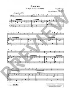 Sonatine G-Dur von Joseph Reinagle 