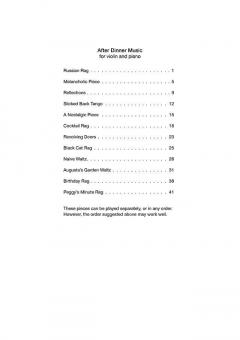 After Dinner Music von Elena Kats-Chernin 