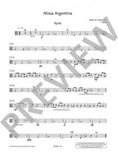 Missa Argentina von Alwin Michael Schronen 