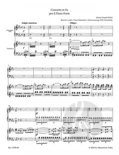 Konzert Nr. 2 Es-Dur von Johann Joseph Rösler für Klavier und Orchester im Alle Noten Shop kaufen