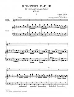 Konzert für Flöte D-Dur PV 205 von Antonio Vivaldi im Alle Noten Shop kaufen
