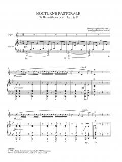 Nocturne Pastorale von Heinrich Gugel für Horn und Klavier