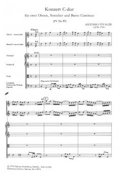 Konzert für 2 Oboen von Antonio Vivaldi 