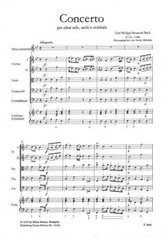 Konzert für Oboe B-Dur von Carl Philipp Emanuel Bach 
