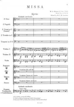 Messe c-Moll von Wolfgang Amadeus Mozart 