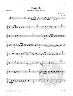 Marsch KV 248 und Divertimento KV 247 (W.A. Mozart) 