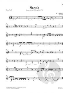 Marsch KV 248 und Divertimento KV 247 (W.A. Mozart) 