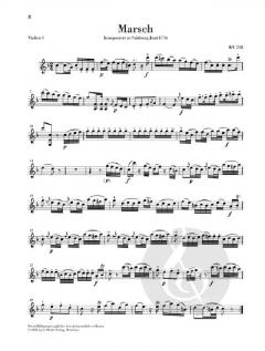 Marsch KV 248 und Divertimento KV 247 (W.A. Mozart) 