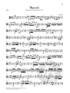 Marsch KV 248 und Divertimento KV 247 (W.A. Mozart) 