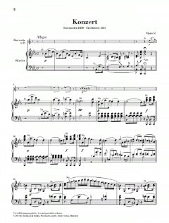 Klarinettenkonzert Nr. 2 Es-dur op. 57 von Louis Spohr 