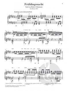 Frühlingsnacht aus dem Liederkreis op. 39 von Franz Liszt 