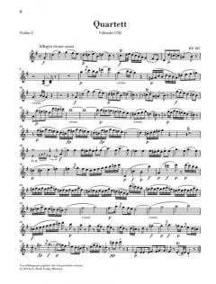Streichquartette 3 von Wolfgang Amadeus Mozart im Alle Noten Shop kaufen (Stimmensatz)