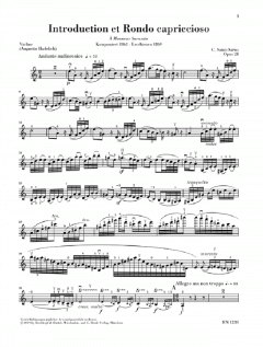 Introduction et Rondo capriccioso für Violine und Orchester op. 28 von Camille Saint-Saëns im Alle Noten Shop kaufen