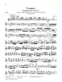 Carmen-Fantasie op. 25 für Violine und Klavier von Pablo de Sarasate im Alle Noten Shop kaufen
