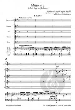 Missa c-moll KV 427 (417a) von Wolfgang Amadeus Mozart 