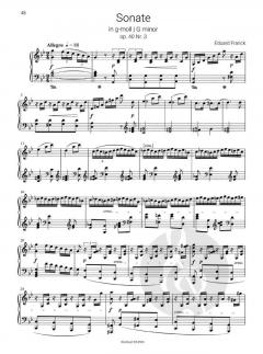6 Klaviersonaten op. 40 von Eduard Franck im Alle Noten Shop kaufen