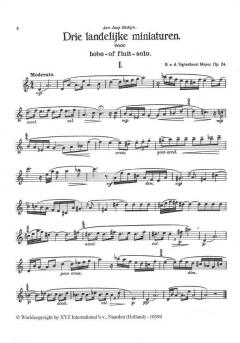 3 Landelijke Miniaturen Opus 24 