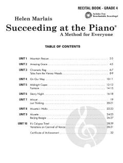Succeeding At The Piano - Grade 4 Recital Book 