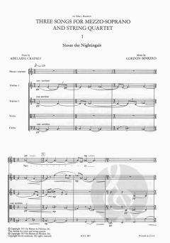 Drei Lieder (Gordon Binkerd) 