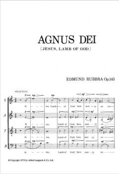Agnus Dei Opus 143 von Edmund Rubbra 
