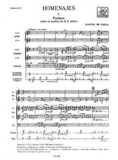 4 Homenajes von Manuel de Falla 