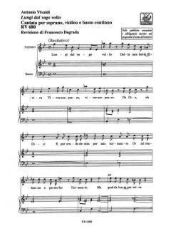 Lungi Dal Vago Volto RV680 Score Critical Edition (Francesco Degrada) 