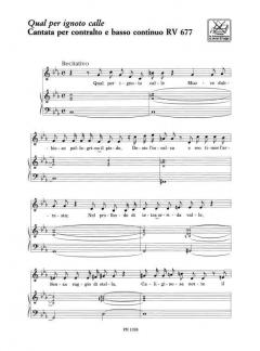 Qual per Ignoto Calle RV677 Score And Parts Critical Edition von Francesco Degrada 