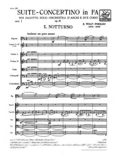 Suite - Concertino In F Op.16 (Ermanno Wolf-Ferrari) 