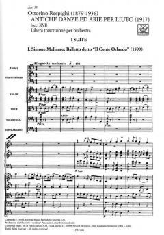 Antiche Danze Ed Arie per Liuto von Ottorino Respighi 