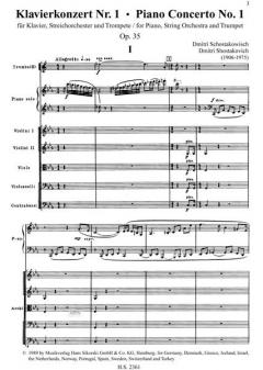 Piano Concerto No.1 Op.35 (Dmitri Schostakowitsch) 