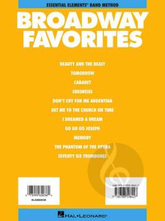 Essential Elements Broadway Favorites Oboe 