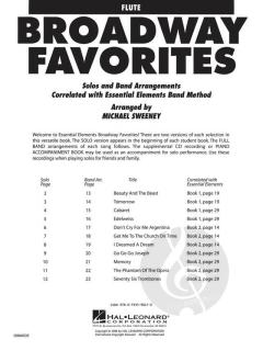 Essential Elements Broadway Favorites Flute 