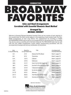 Essential Elements Broadway Favorites 