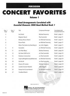 Concert Favorites Vol. 1 