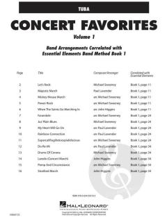 Concert Favorites Vol. 1 