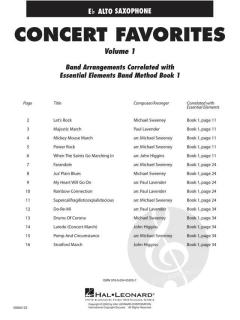 Concert Favorites Vol. 1 