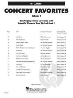 Concert Favorites Vol. 1 