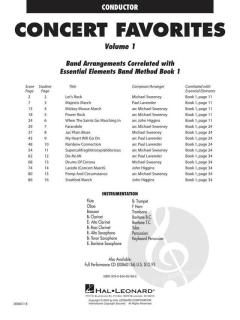 Concert Favorites Vol. 1 