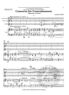 Concerto for Contrabassoon (Daniel Dorff) 