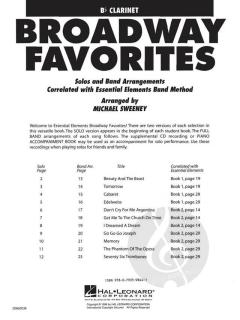 Essential Elements Broadway Favorites Bb Clarinet 