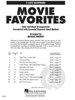 Movie Favorites Alto Saxophone 