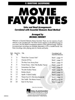 Movie Favorites Baritone Saxophone 